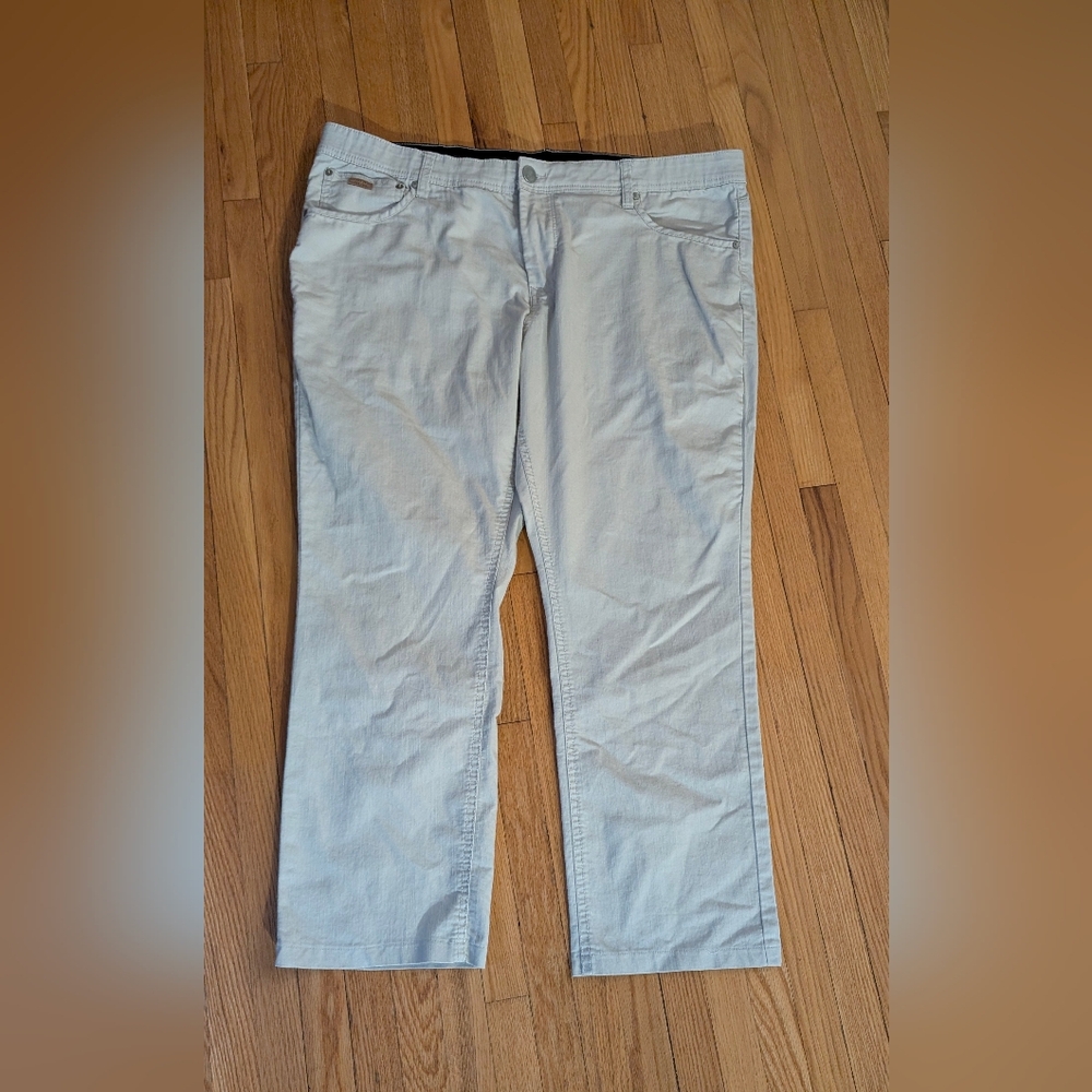 PLEX Branded Waistband Light Gray Pants
